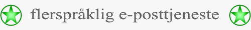 Flerspråklig e-posttjeneste - OnLineTranslations.Review